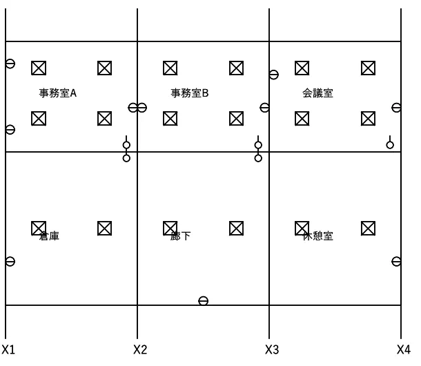 統合したDXFを出力する実画面